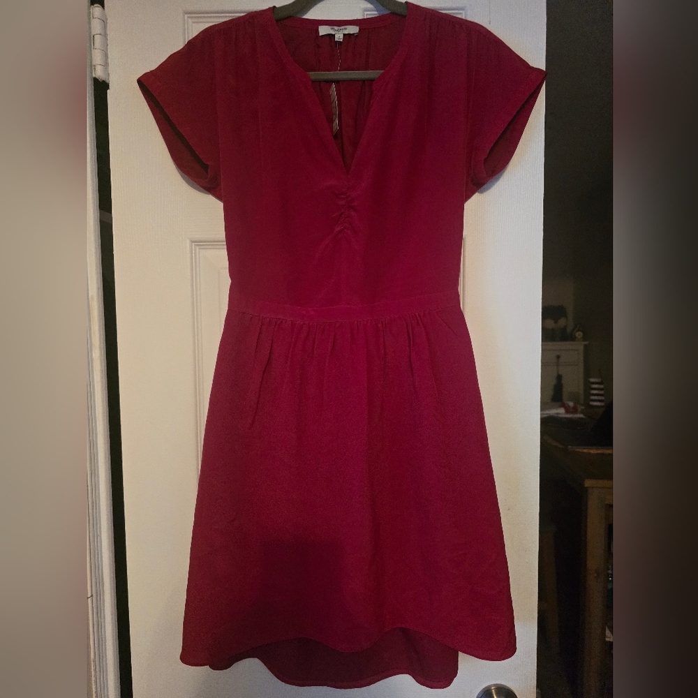 Madewell 100% Silk Dress